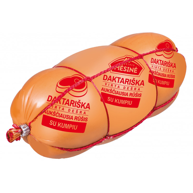 Virta dešra  Daktariška  500g su kumpiu, Mažeikių mėsinė