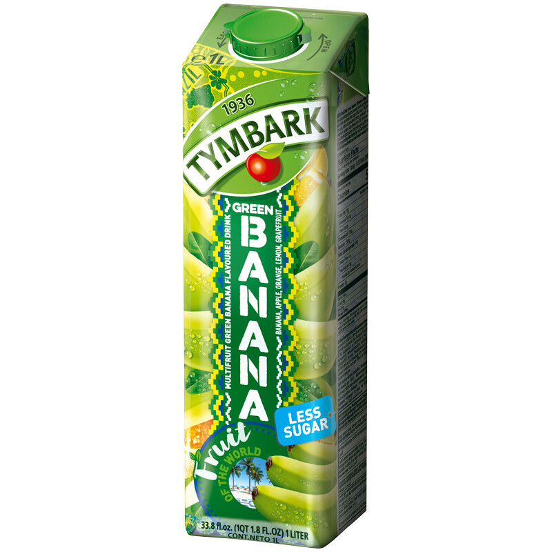 Gėrimas  Tymbark bananų, apelsinų, citrinų, greipfrutų 21%,  1l