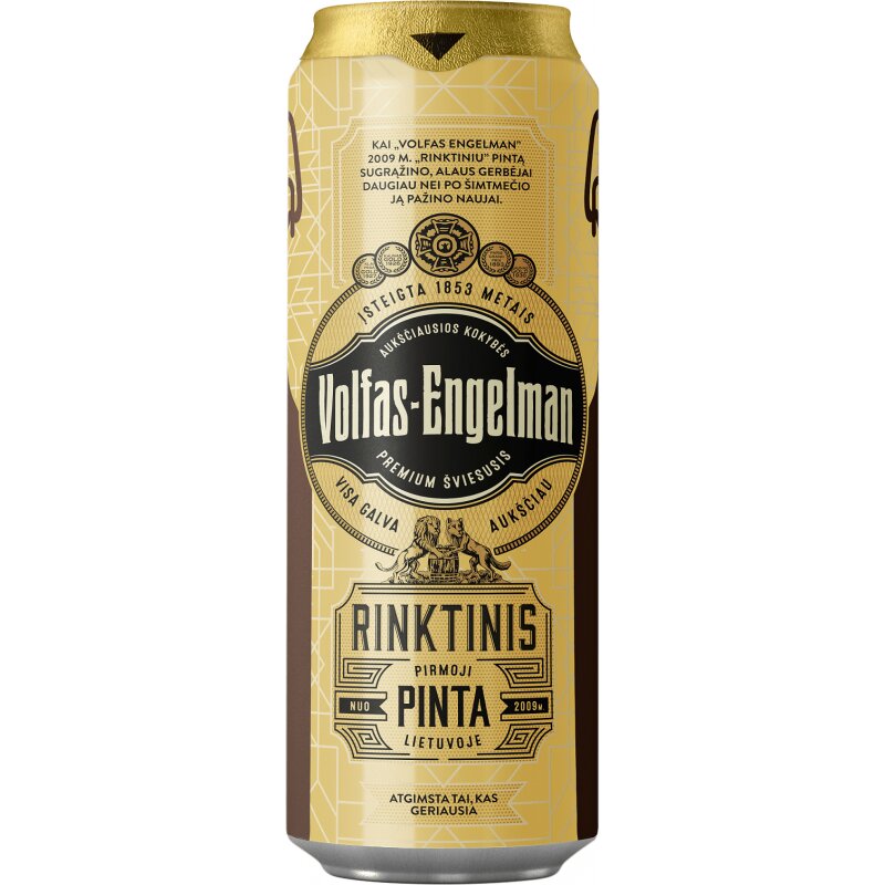 Alus VOLFAS  ENGELMAN rinktinis (5.2%), 568 ml