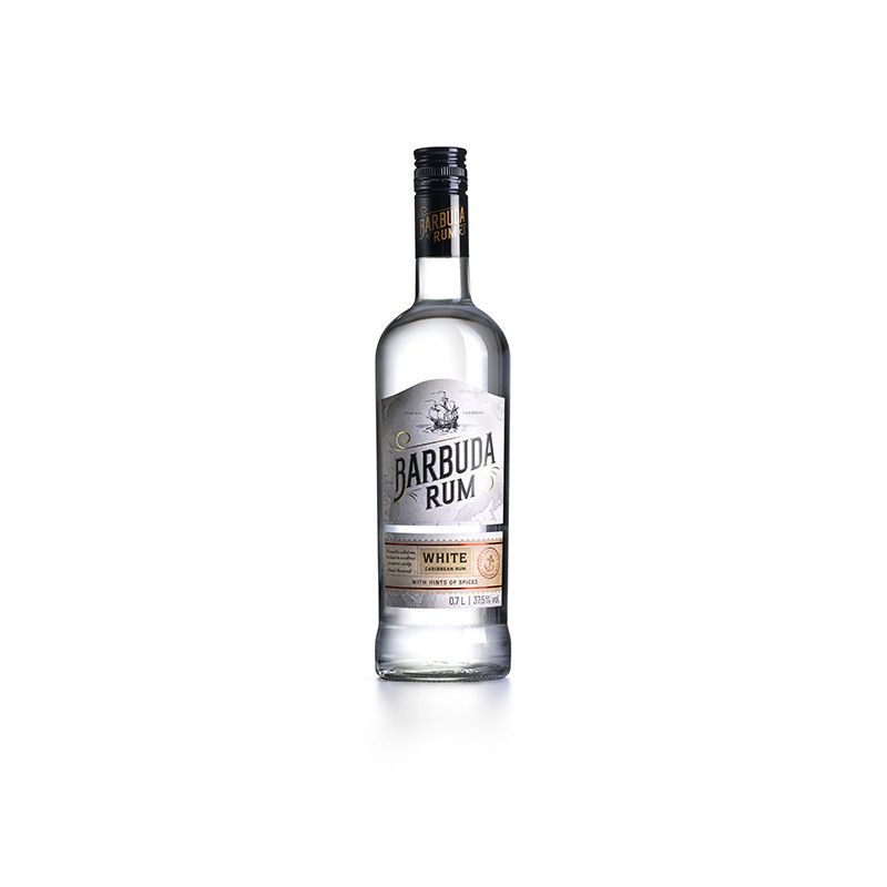 Romas  Barbuda Rum White  (37,5%), 700 ml