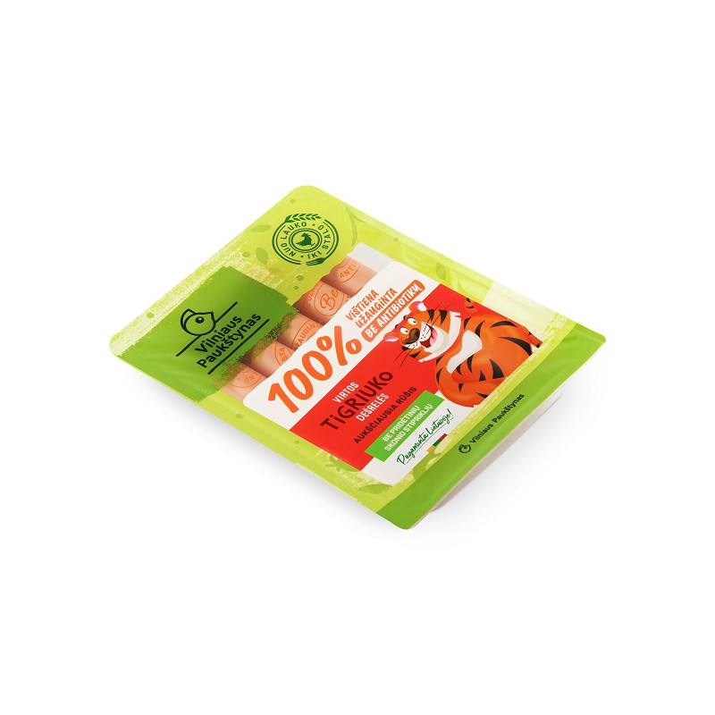 Virtos Tigriuko dešrelės be antibiotikų 250g