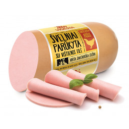 Virta  Švelniai parūkyta  daktariška  dešra 550g su vištienos filė, Vigesta