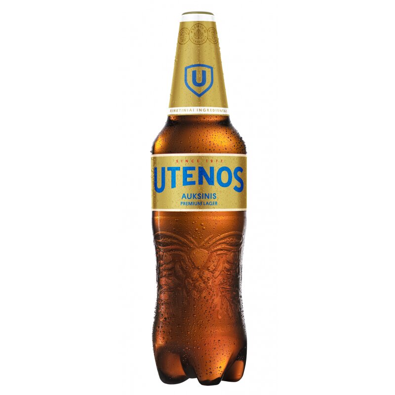 Alus Utenos Auksinis (5.0%), 1l