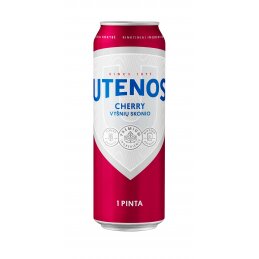 Gazuotas alaus kokteilis Utenos Kriek vyšnių skonio (4.6%), 568 ml