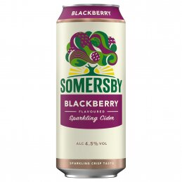 Gazuotas sidras  Somersby gervuogių skonio (4.5%), 500 ml