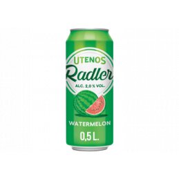 Gazuotas alaus kokteilis  Radler Watermelon  (2%), 500 ml