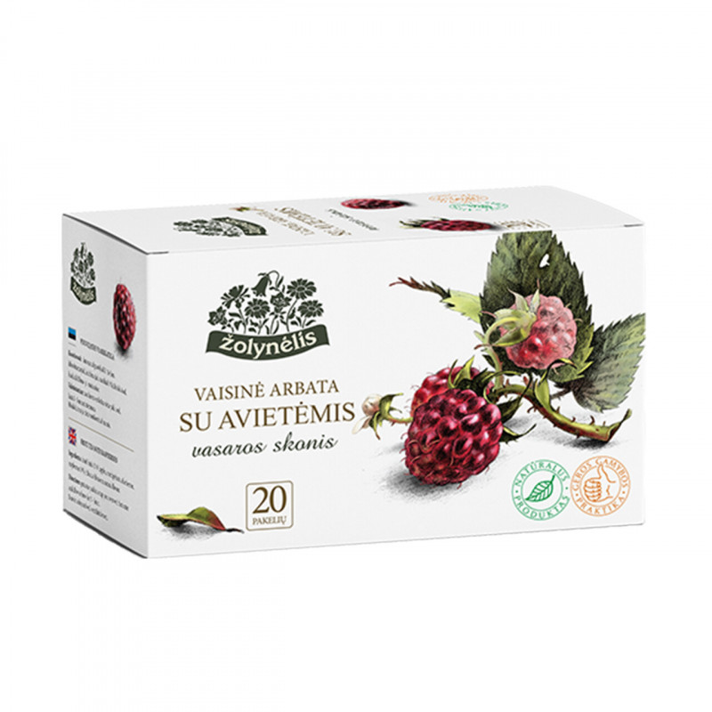 Arbata  Žolynėlis  su avietėmis, 2.5g*20vnt.