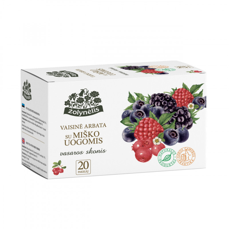 Arbata  Žolynėlis  su miško uogomis,  2g*20vnt.
