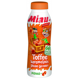 Karamelinis pieno gėrimas  Miau   450ml 2.3% Toffee