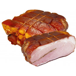 Keptas kumpio šmotas vakuume Mažeikių mėsinė