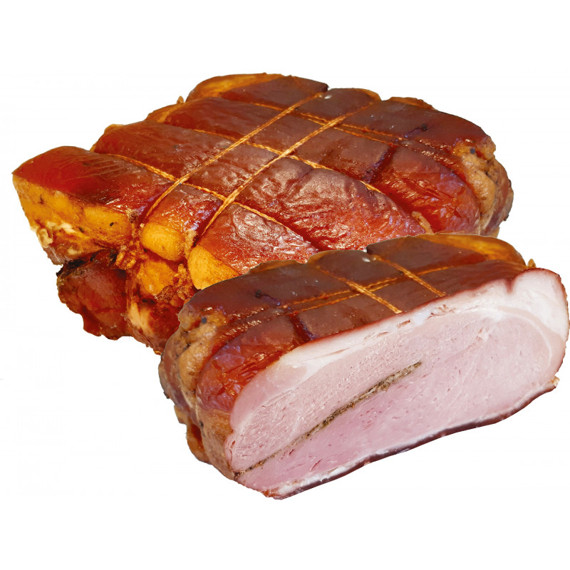 Keptas kumpio šmotas vakuume Mažeikių mėsinė