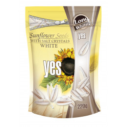 Kepintos baltos saulėgrąžos Y.E.S Premium 220g su druska