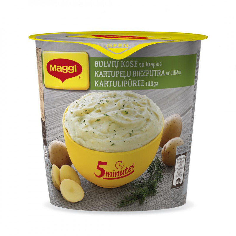 Maggi bulvių košė su krapais, 50g