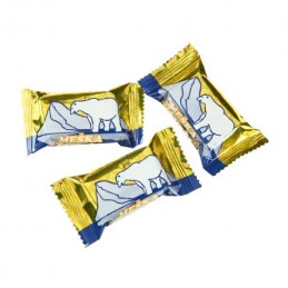 Vafliniai saldainiai Meška Šiaurėje  Naujoji Rūta