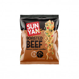 Greitai paruošiami makaronai  jautienos sk. SunYan Asian 65g