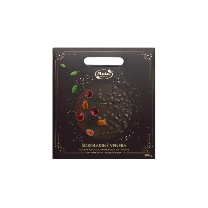 Šokoladas su migdolais ir vyšniomis 300g