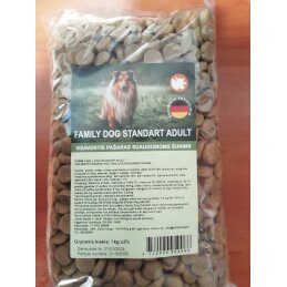Visavertis pašaras suaugusiems šunims  Family  1kg