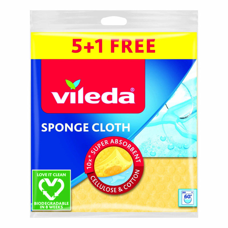 Drėgnos šluostės Vileda  5vnt