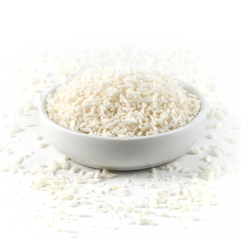 Kokoso drožlės baltos