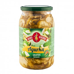 Marinuotos agurkų salotos  Mamos konservai  820g/450g