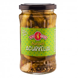 Marinuoti agurkėliai Mamos konservai 340g