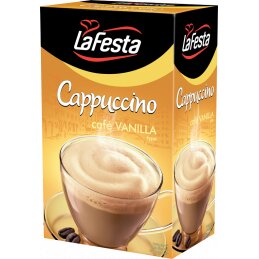 Kapučino kavos gėrimas La Festa  10*12.5g vanilės skonio