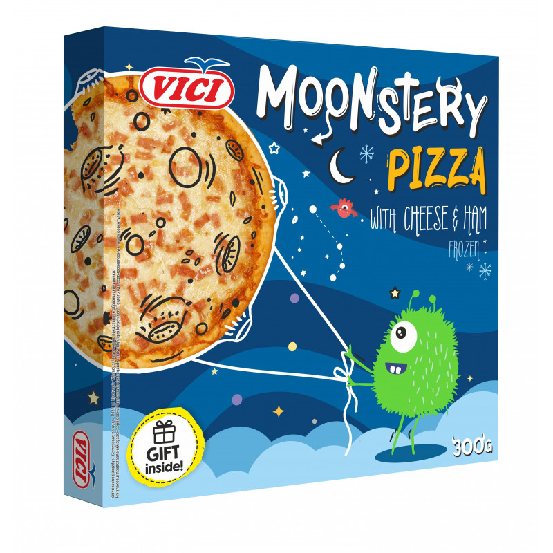 Pica su kumpiu ir sūriu   MOONSTERY  300g