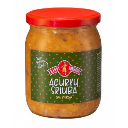 Agurkų sriuba su mėsa  Mamos konservai , 500g