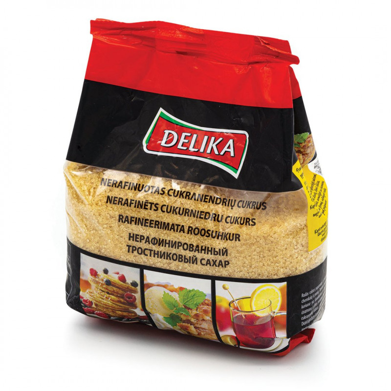 Cukranendrių cukrus 500g, nerafinuotas