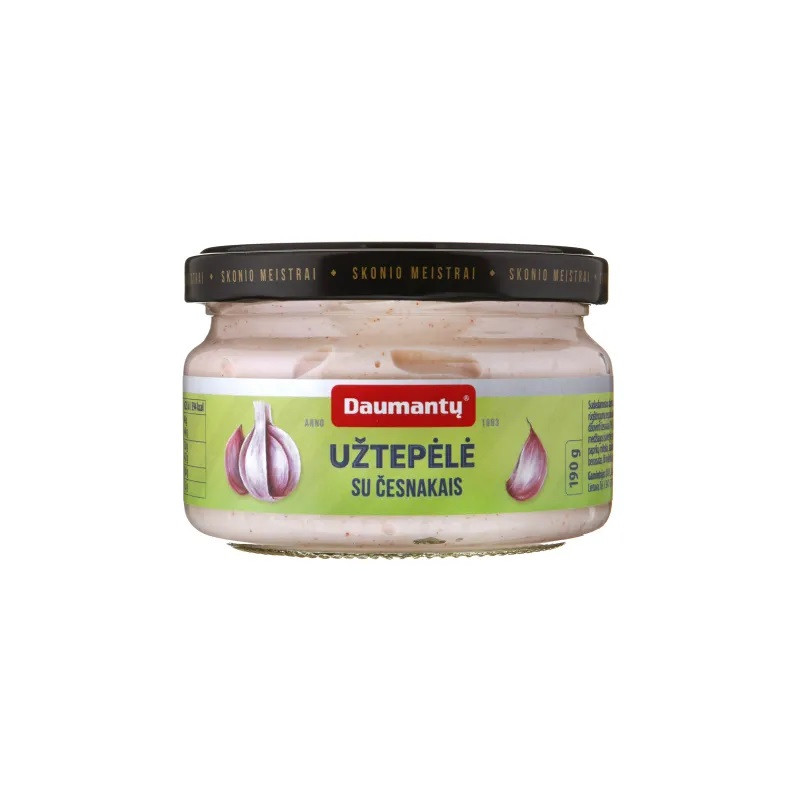 Užtepėlė  Daumantų  su česnakais 190g