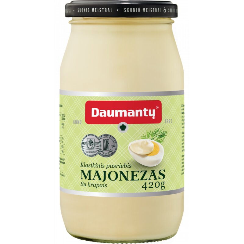 Majonezas Klasikinis Daumantų 420g su krapais