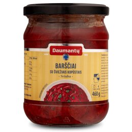 Barščiai su šviežiais kopūstais  Daumantų  460g