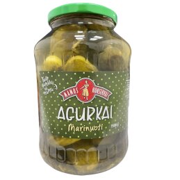 Marinuoti agurkėliai Mamos konservai 1500g