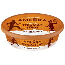 Šviežias tepamas sūris Amfora  180g 25% natūralaus skonio