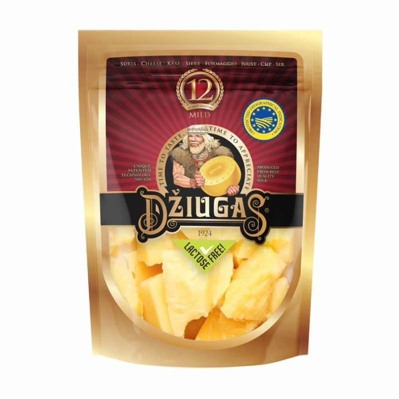 Sūris  Džiugas 26% trupintas Bronze 100g 12mėn.