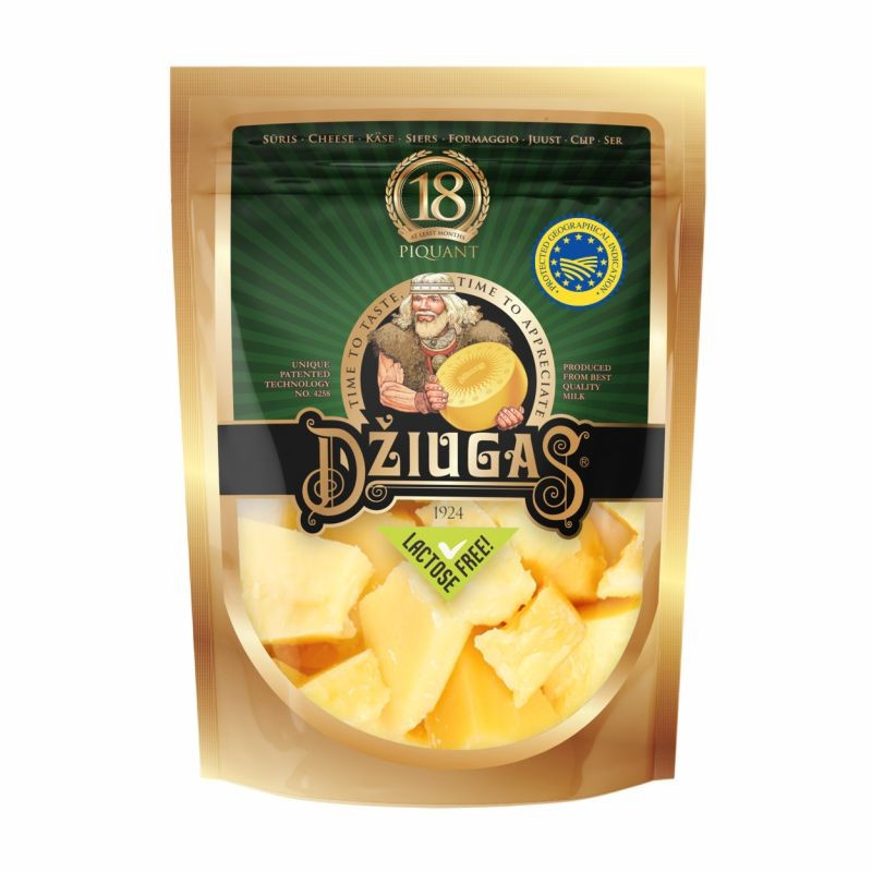 Sūris  Džiugas 26% trupintas Silver 100g 18mėn.