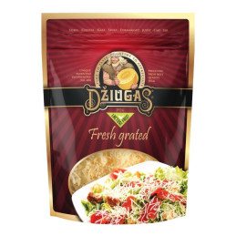 Sūris  Džiugas  40% rieb. 100g  tarkuotas