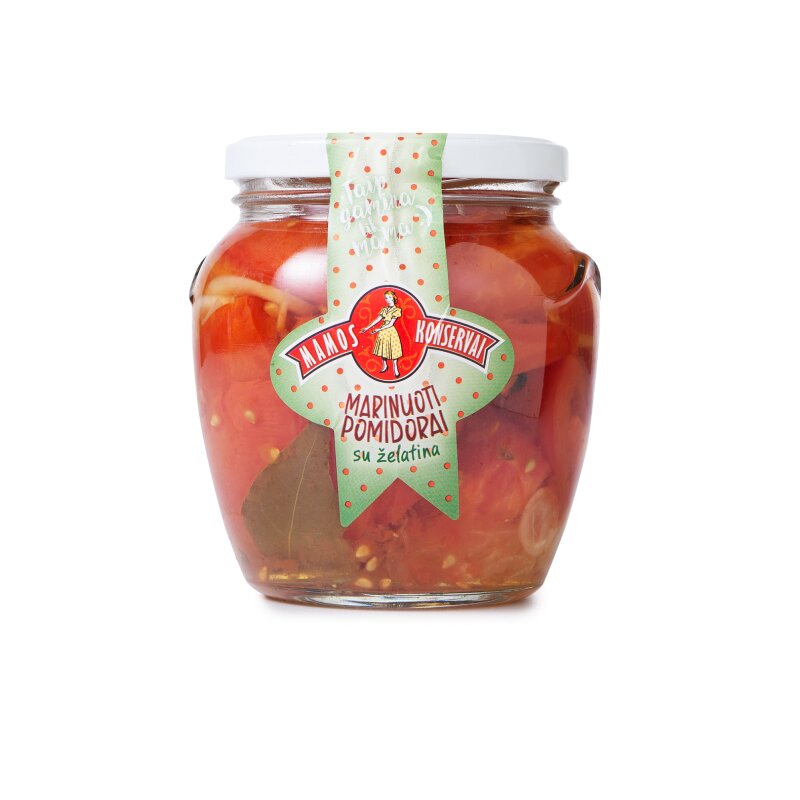 Marin.pomidorai  Mamos konservai 530g su želatina