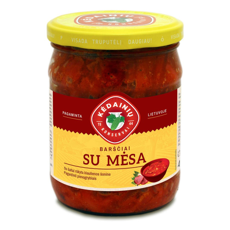 Sriuba Barščiai su mėsa 480g Kėdainių konservai