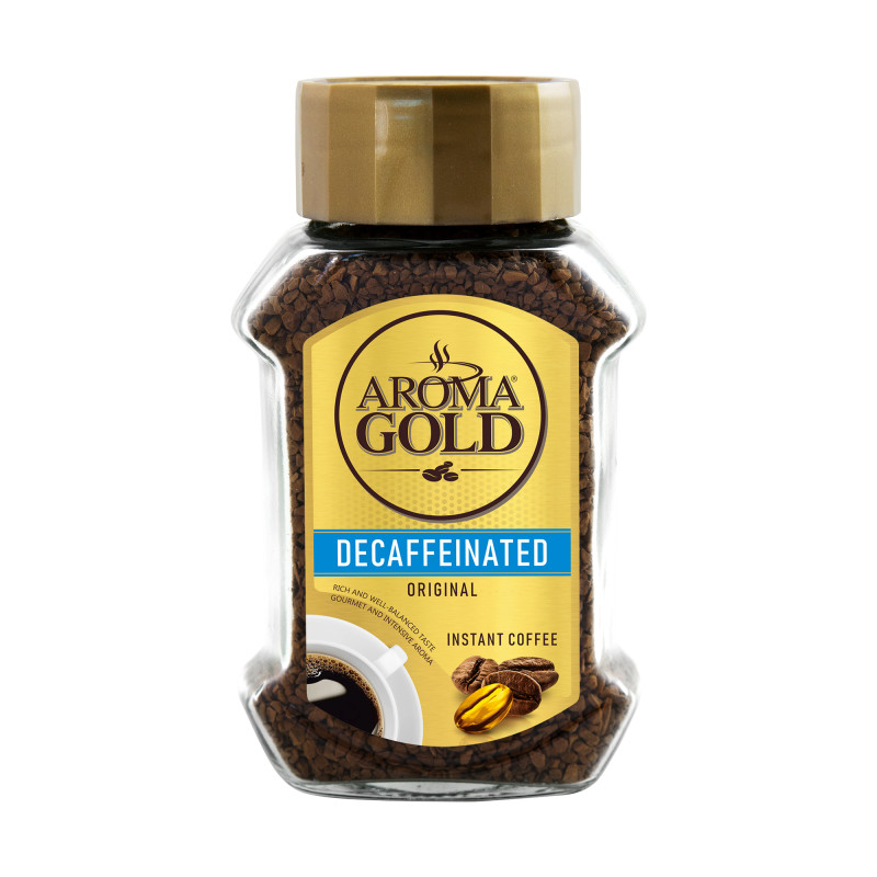 Tirpioji granuliuota  kava  Aroma Gold  be kofeino 100g