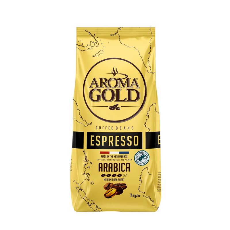 Kavos pupelės AROMA GOLD ESPRESSO  1kg