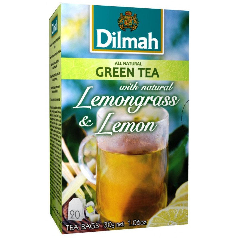 Arbata žalia  DILMAH  Lemongrass, 30g