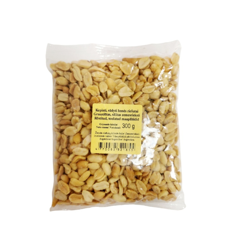 Kepinti, sūdyti  žemės riešutai  300g
