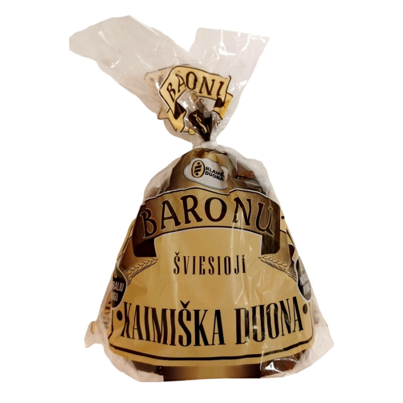 Duona BARONŲ kaimiška raikyta, 390g