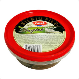 Silkių filė suktinukai drebučiuose 480g