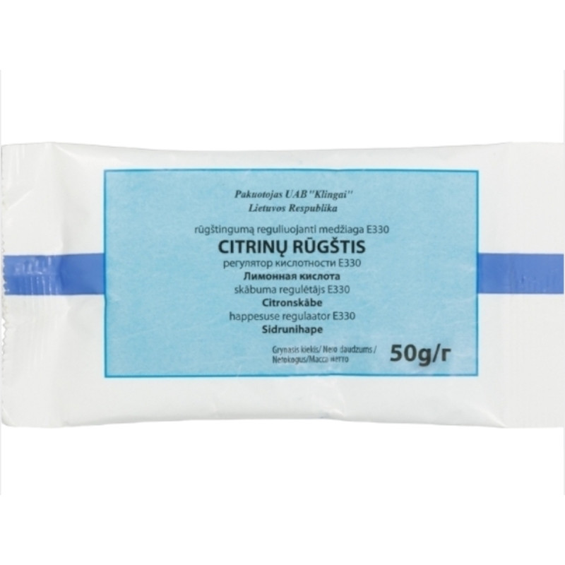 Citrinų rūgštis 50g