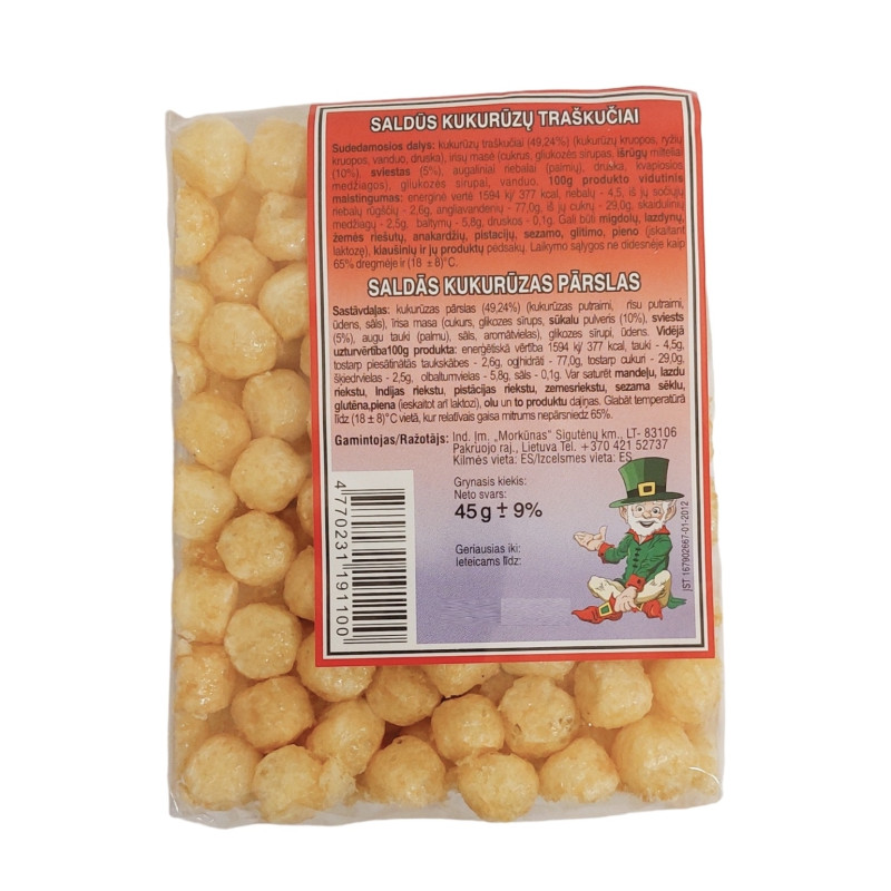 Kukurūzų briketai 45g