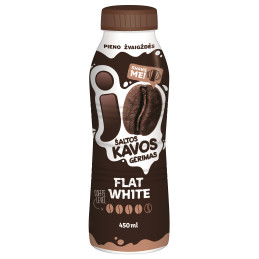 Pieno gėrimas "JO FLAT WHITE", 450ml su tirpia kava