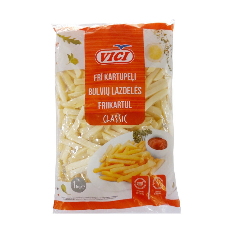 Šaldytos bulvių lazdelės, 1kg  VIČI