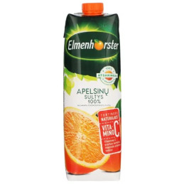 Apelsinų sultys  Elmenhorster  100%, 1l